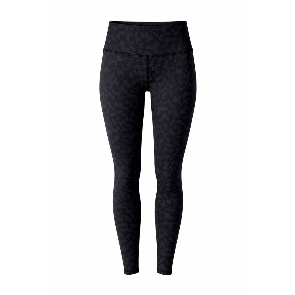 Lululemon Black Camo Leggings High Rise Size 8 Yoga Gym Athletic Pants